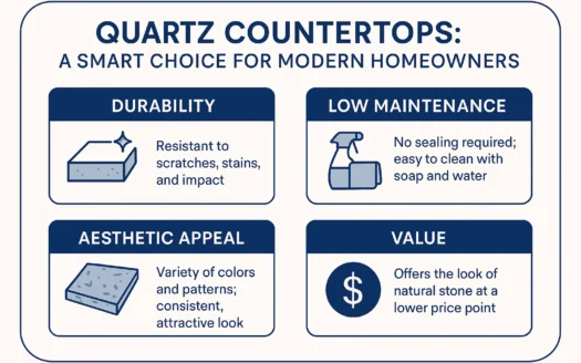 Smart Quartz Countertops infographic
