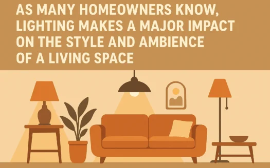 Impactful Lighting in Homes infographic