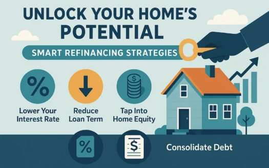 Smart Refinancing Strategies infographic