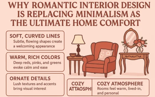 Romantic Interior Design infographic