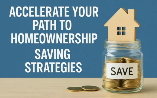 Homeownership Saving Strategies infographic