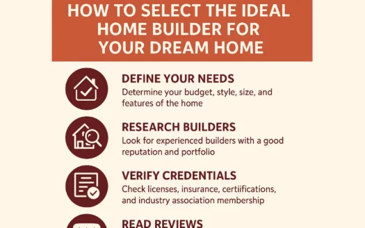 Choosing Home Builders infographic