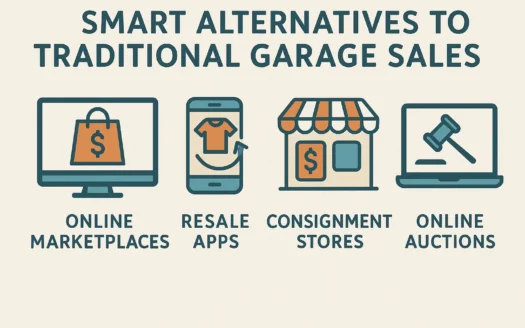 Creative Garage Sale Solutions infographic