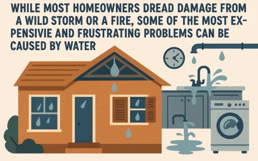 Water Damage Dangers infographic