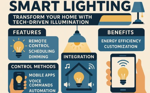 Smart Home Lighting infographic