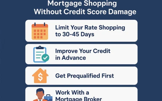 Mortgage Shopping Tips infographic