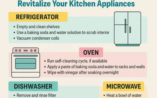 Kitchen Spring Cleaning infographic