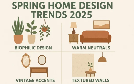 Spring Design Trends infographic