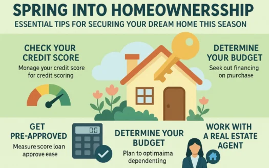 Spring Homeownership Tips infographic