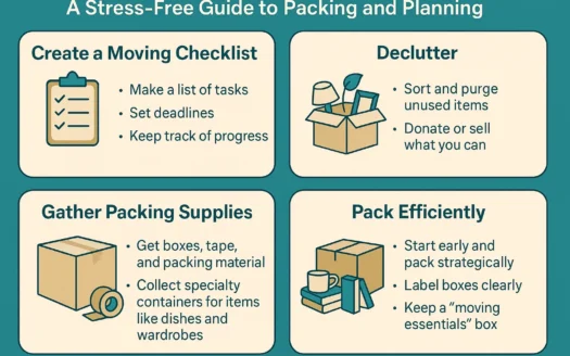 Stress-Free Moving Guide infographic