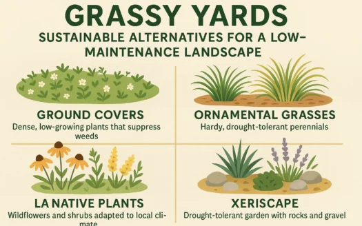 Sustainable Landscape Alternatives infographic