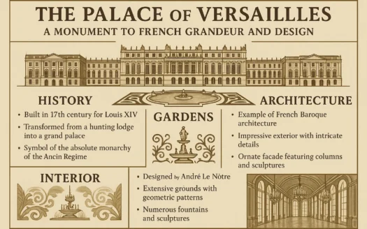 Versailles Palace Infographic infographic