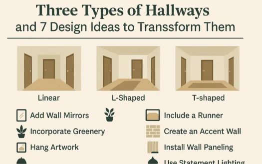 Hallway Design Ideas infographic