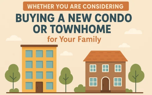 Condo vs Townhome infographic