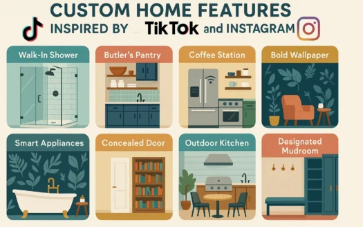 Trendy Home Features infographic