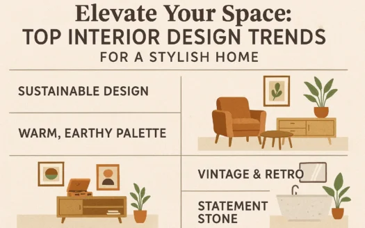 Trendy Interior Design infographic