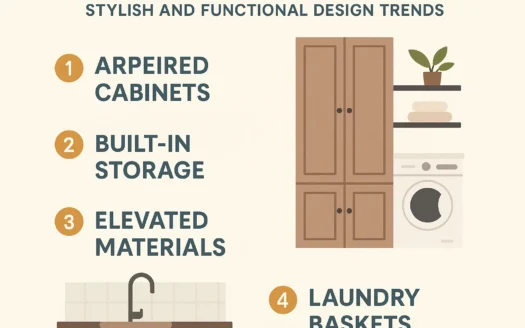 Trendy Laundry Designs infographic