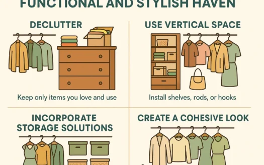 Stylish Closet Transformation infographic