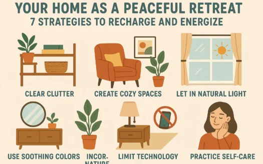 Peaceful Home Strategies infographic