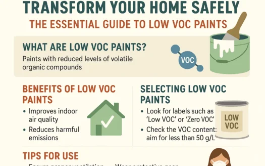 Safe Home Painting Guide infographic