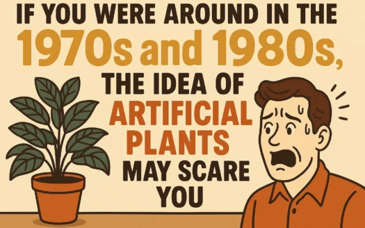 Retro Artificial Plant Fears infographic
