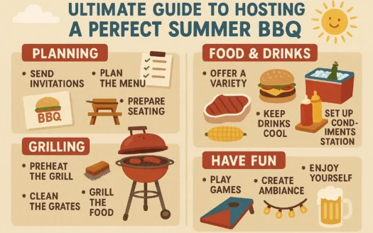Summer BBQ Infographic infographic
