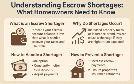 Escrow Overview for Homeowners infographic