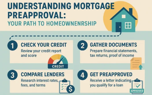 Mortgage Preapproval Guide infographic