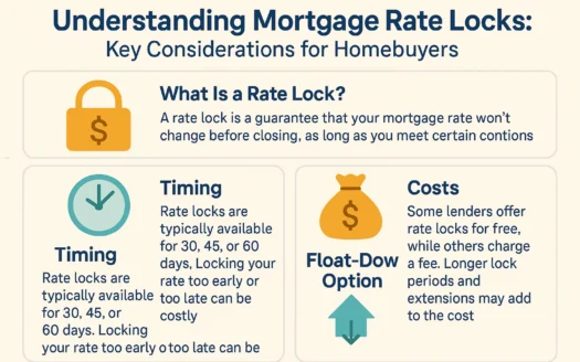 Mortgage Rate Lock Guide infographic