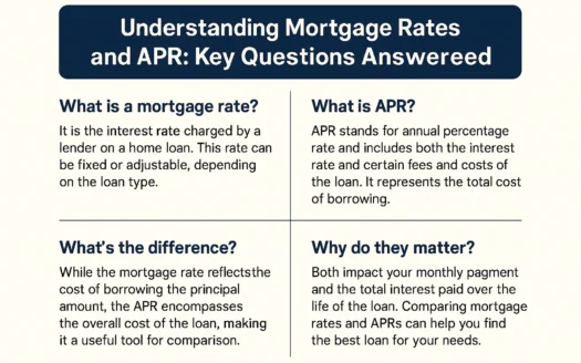 Mortgage Rates Explained infographic
