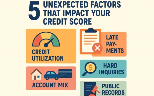 Credit Score Influencers infographic