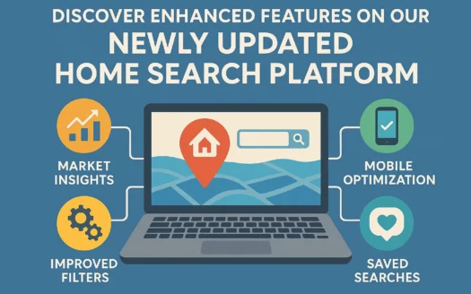 Updated Home Search Features infographic