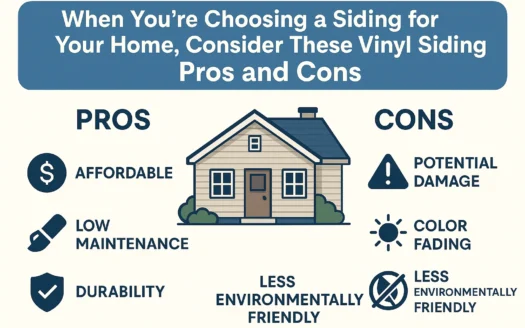 Vinyl Siding Benefits infographic