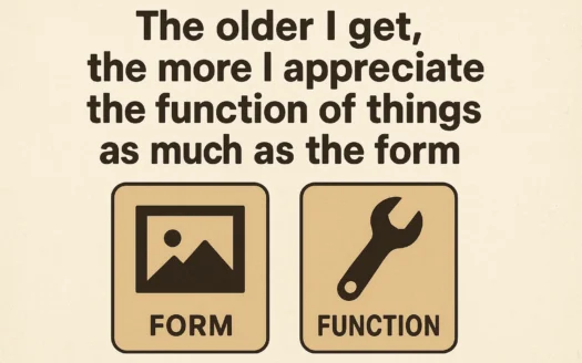Function Over Form infographic