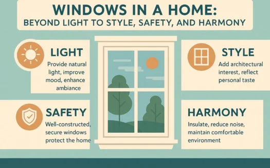 Stylish and Safe Windows infographic