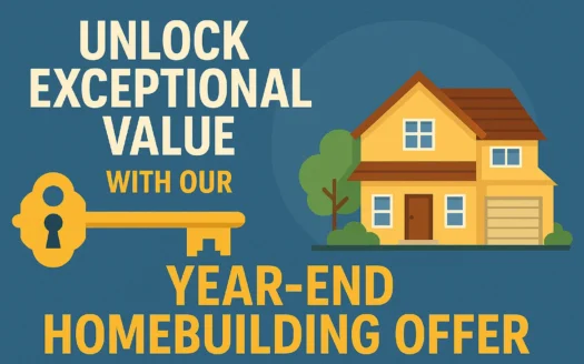 Year-End Homebuilding Deal infographic