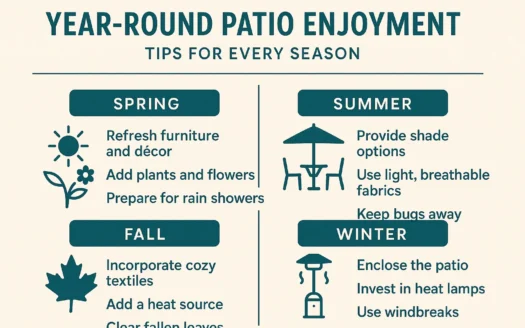 Patio Season Guide infographic