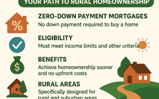 Zero-Down Payment Homes infographic