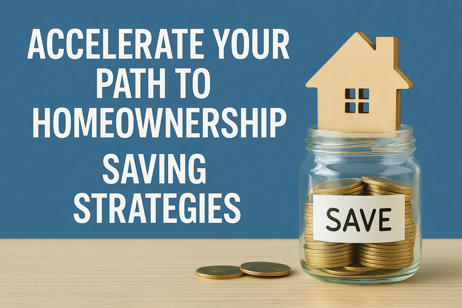 Homeownership Saving Strategies infographic