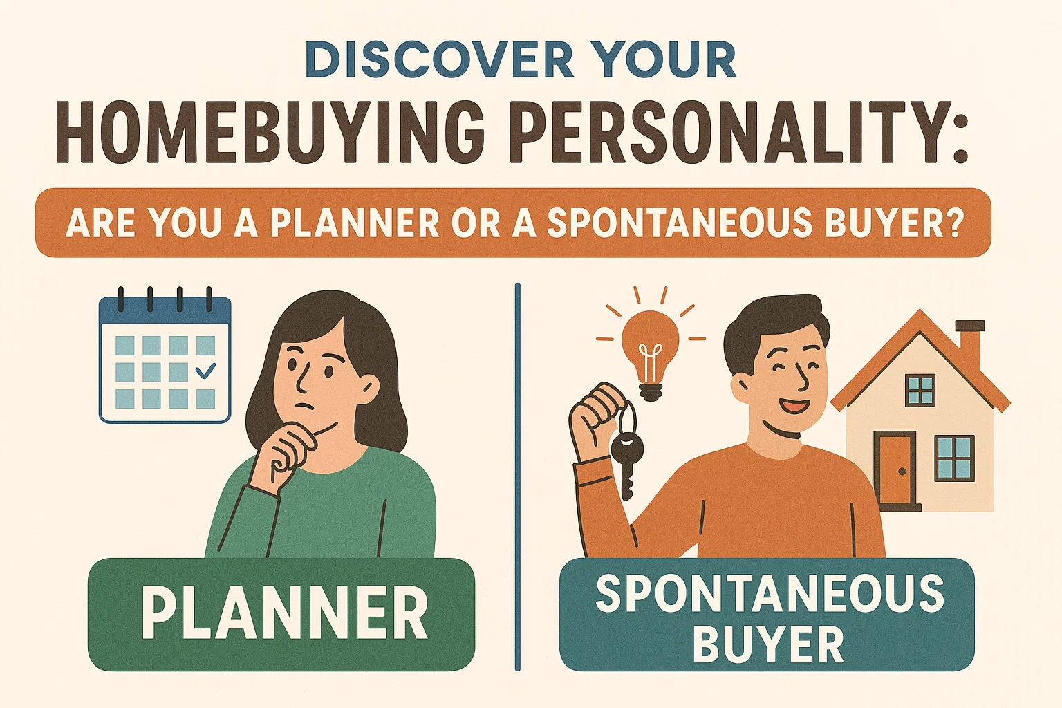 Homebuying Personality Infographic infographic