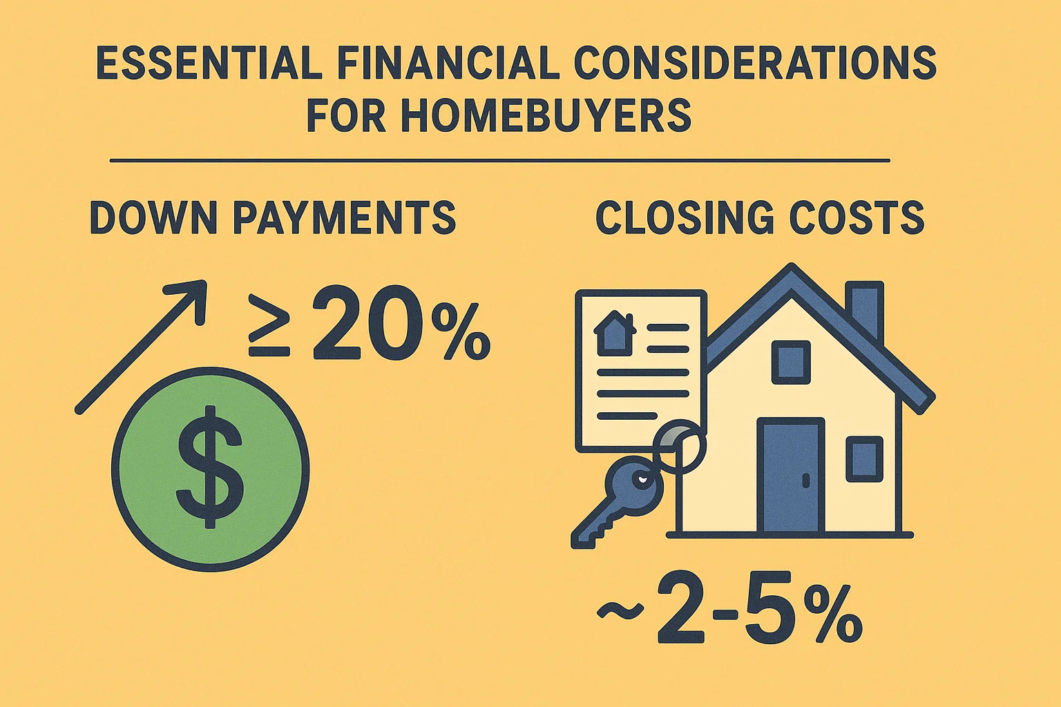 Homebuyer Financial Guide infographic