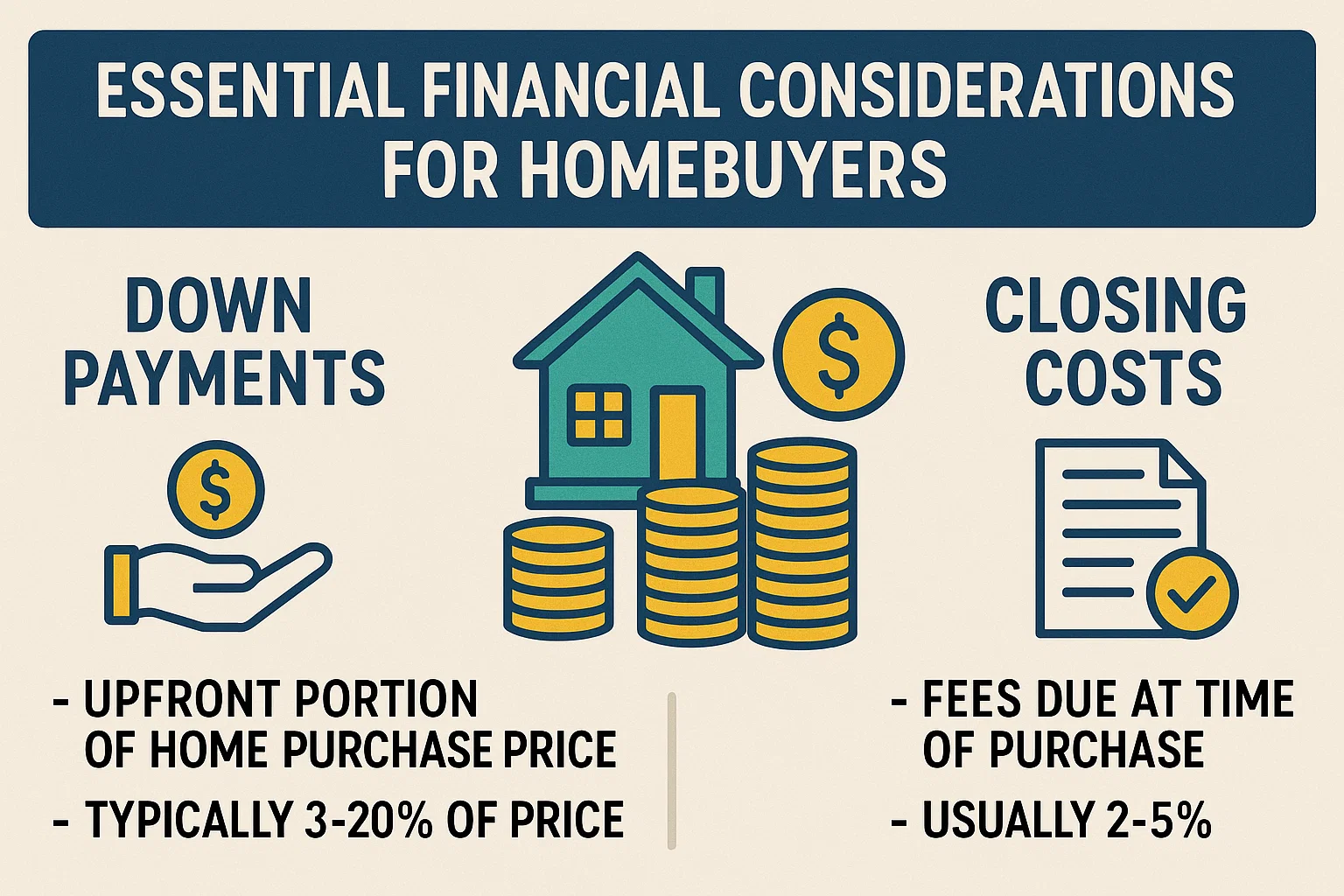 Homebuyer Financial Guide infographic