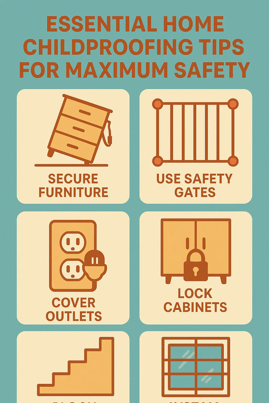Childproofing Safety Tips infographic