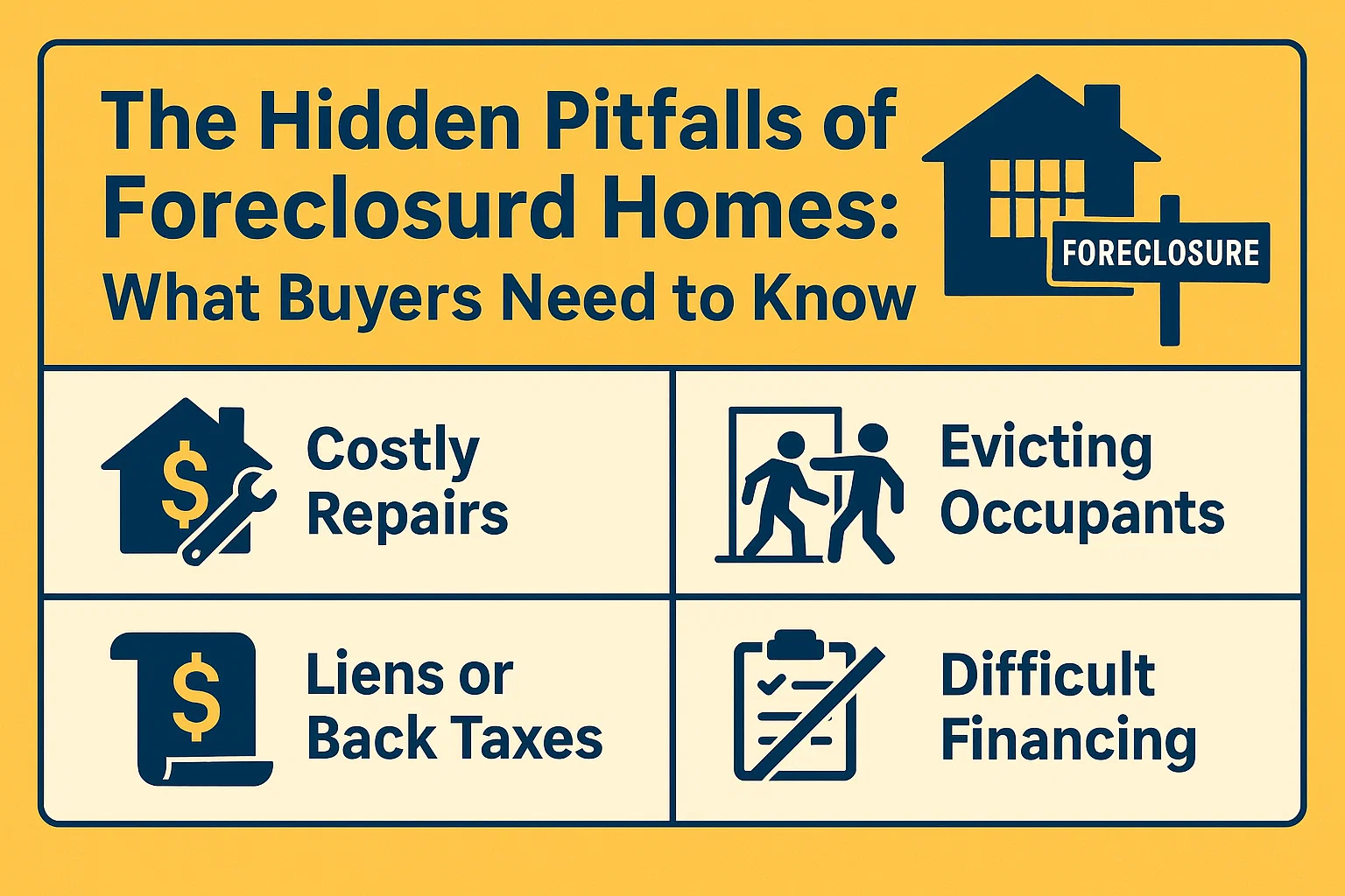 Foreclosed Homes Insights infographic