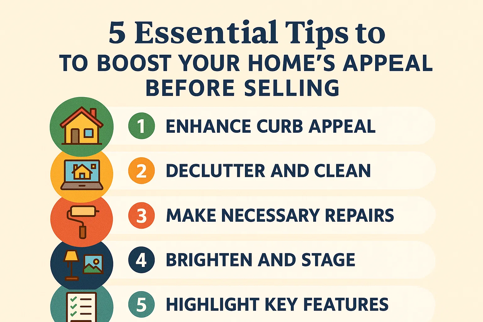 Enhance Curb Appeal infographic