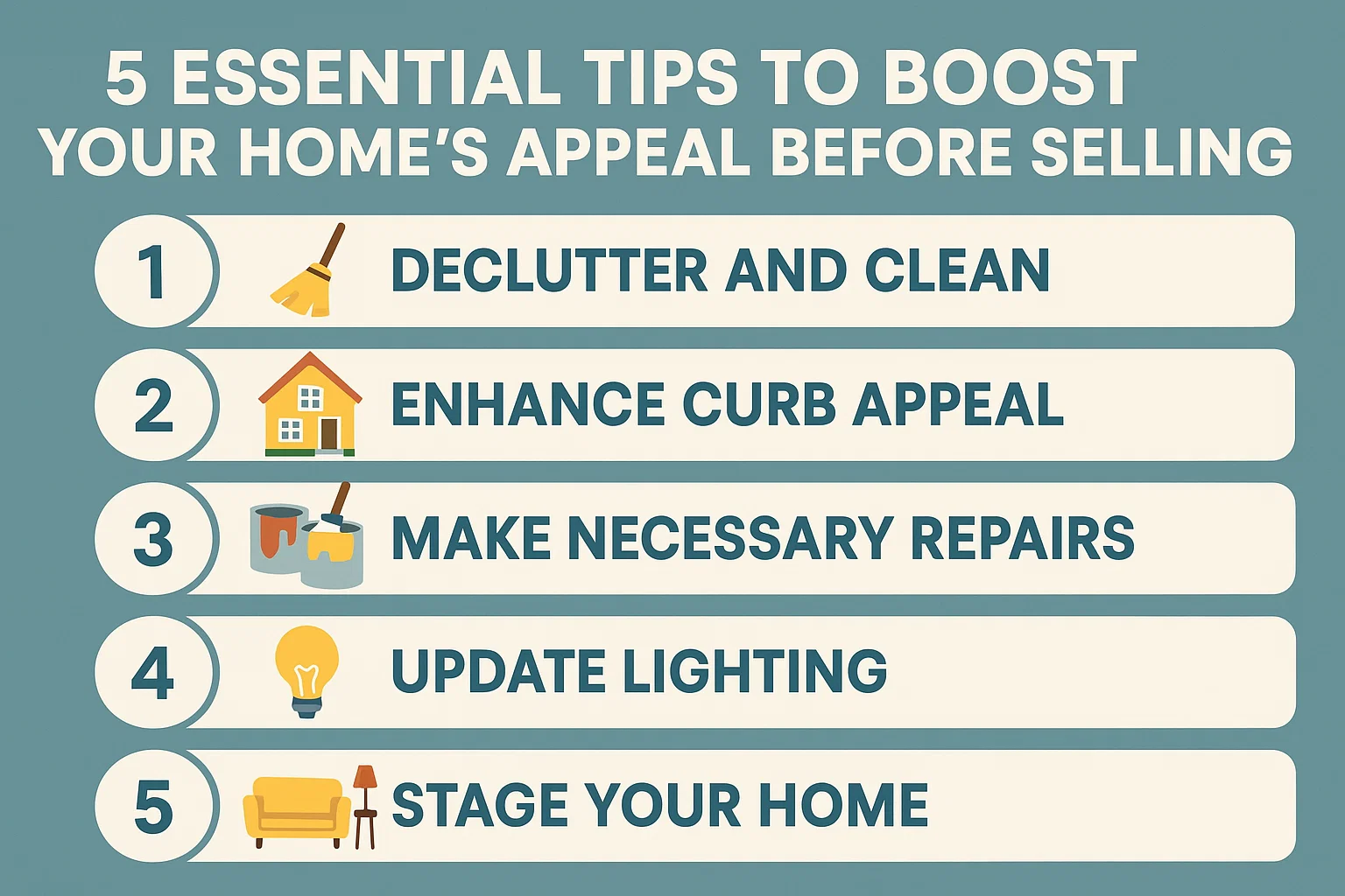Enhance Curb Appeal infographic