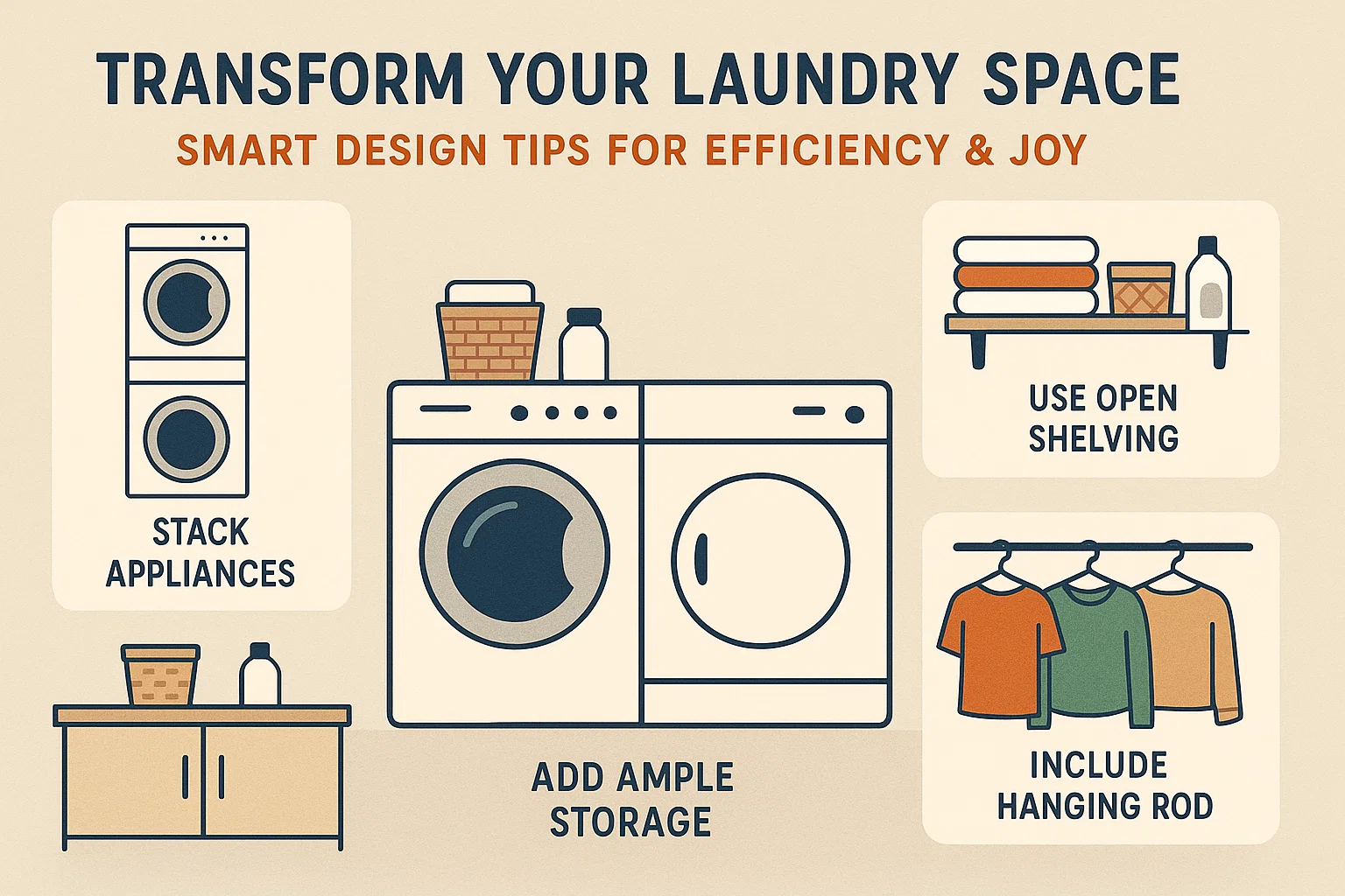 Laundry Room Smart Tips infographic