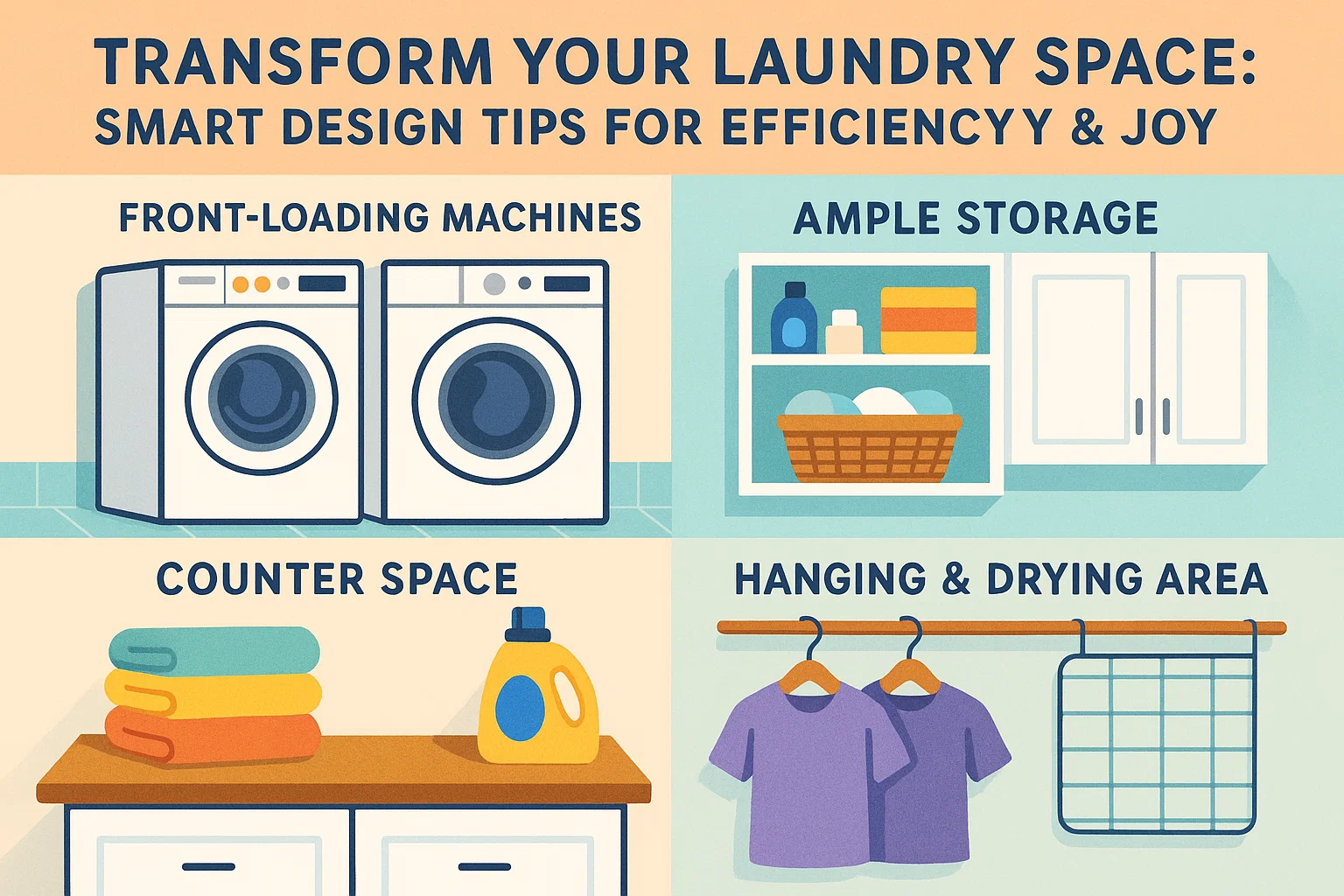 Laundry Room Smart Tips infographic