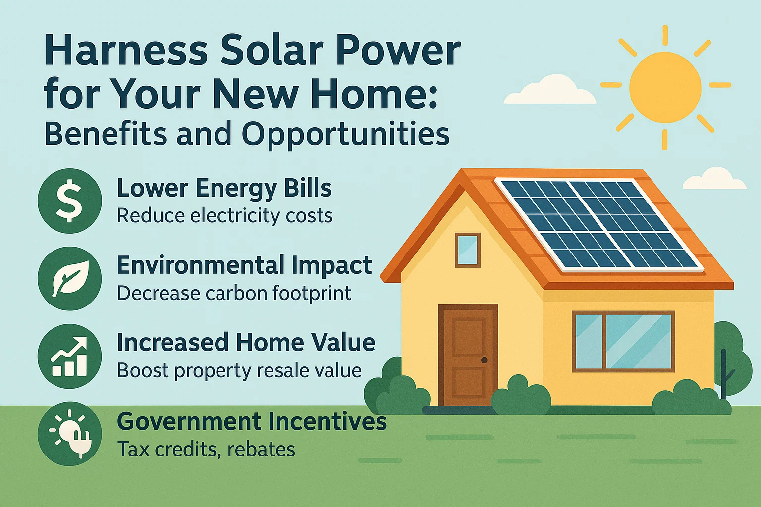 Solar Energy Benefits infographic