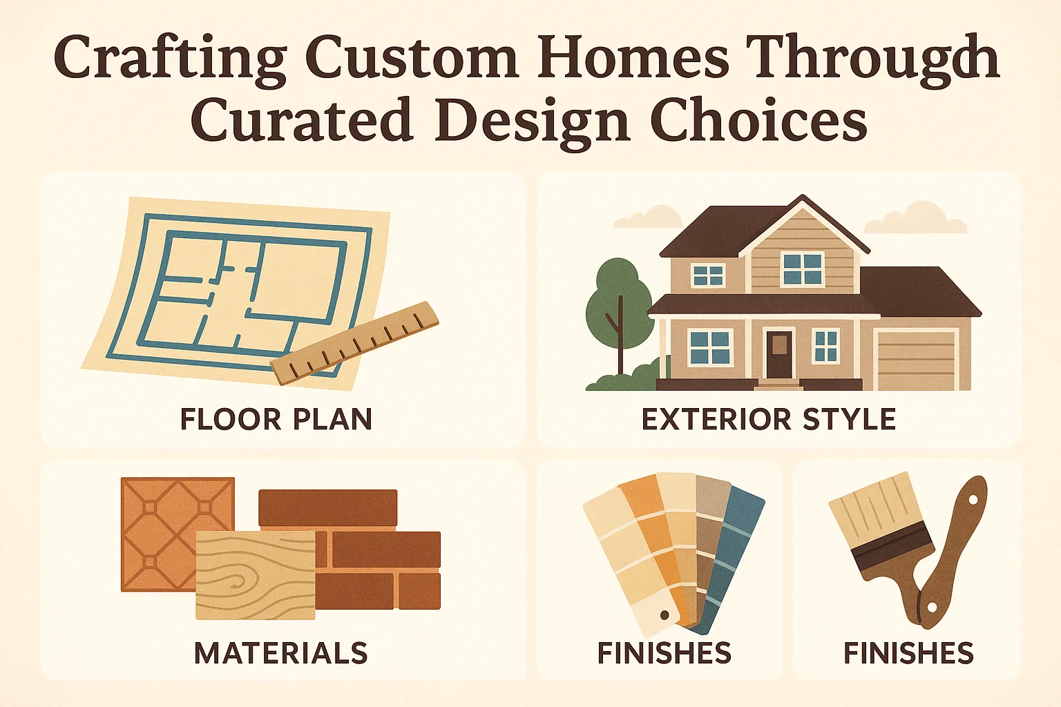 Curated Home Designs infographic